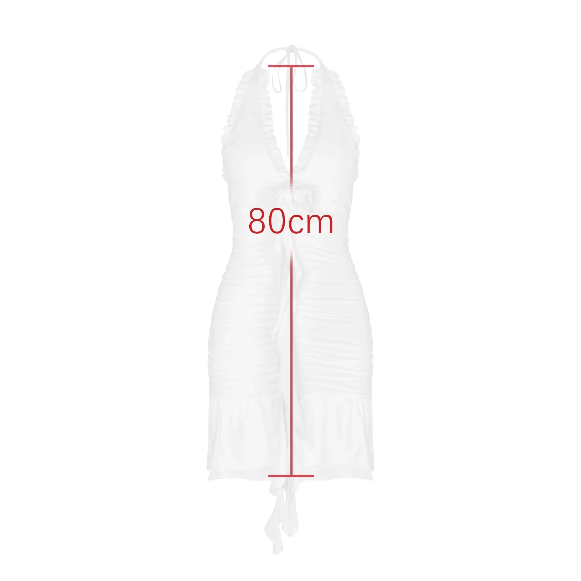 Clubbing Dresses- Ruched White Dress Perfect for Clubbing- - Pekosa Women Fashion