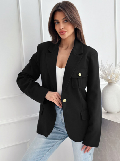 Coats - Elegant Tailored Business Blazer