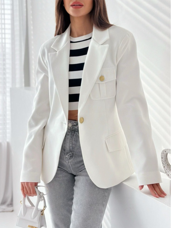 Coats - Elegant Tailored Business Blazer