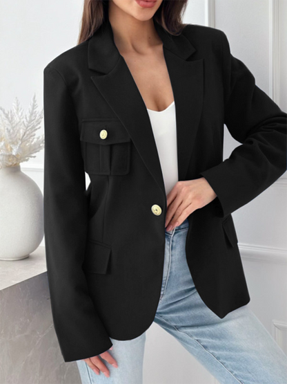 Coats - Elegant Tailored Business Blazer