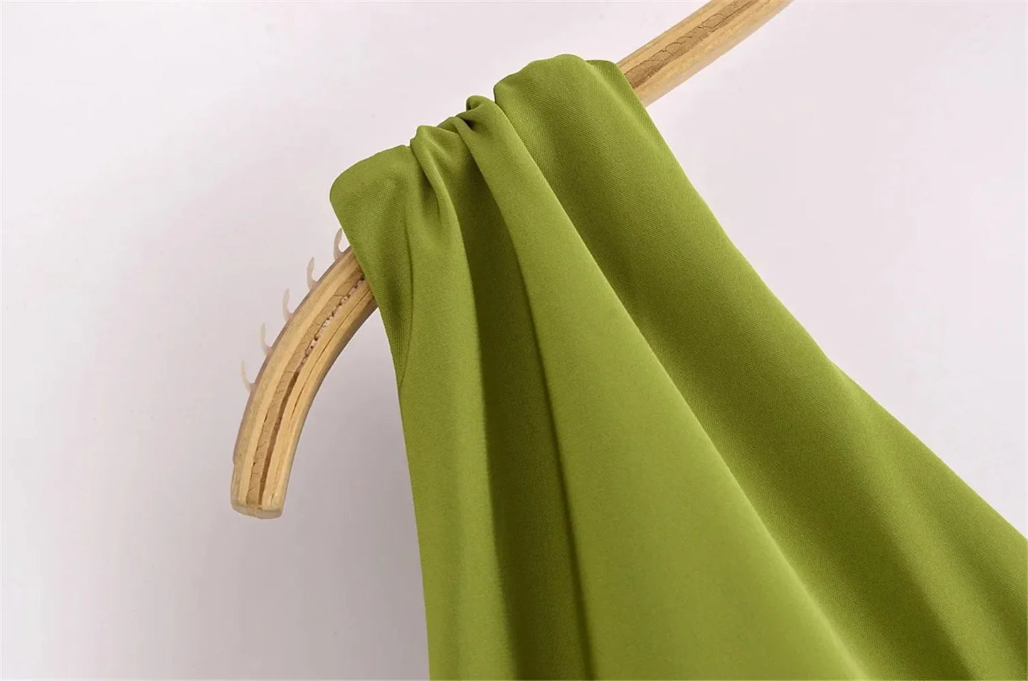 Cocktail Dresses- Knot-Back Asymmetric Cocktail Dress in Satin Silk- - Pekosa Women Fashion