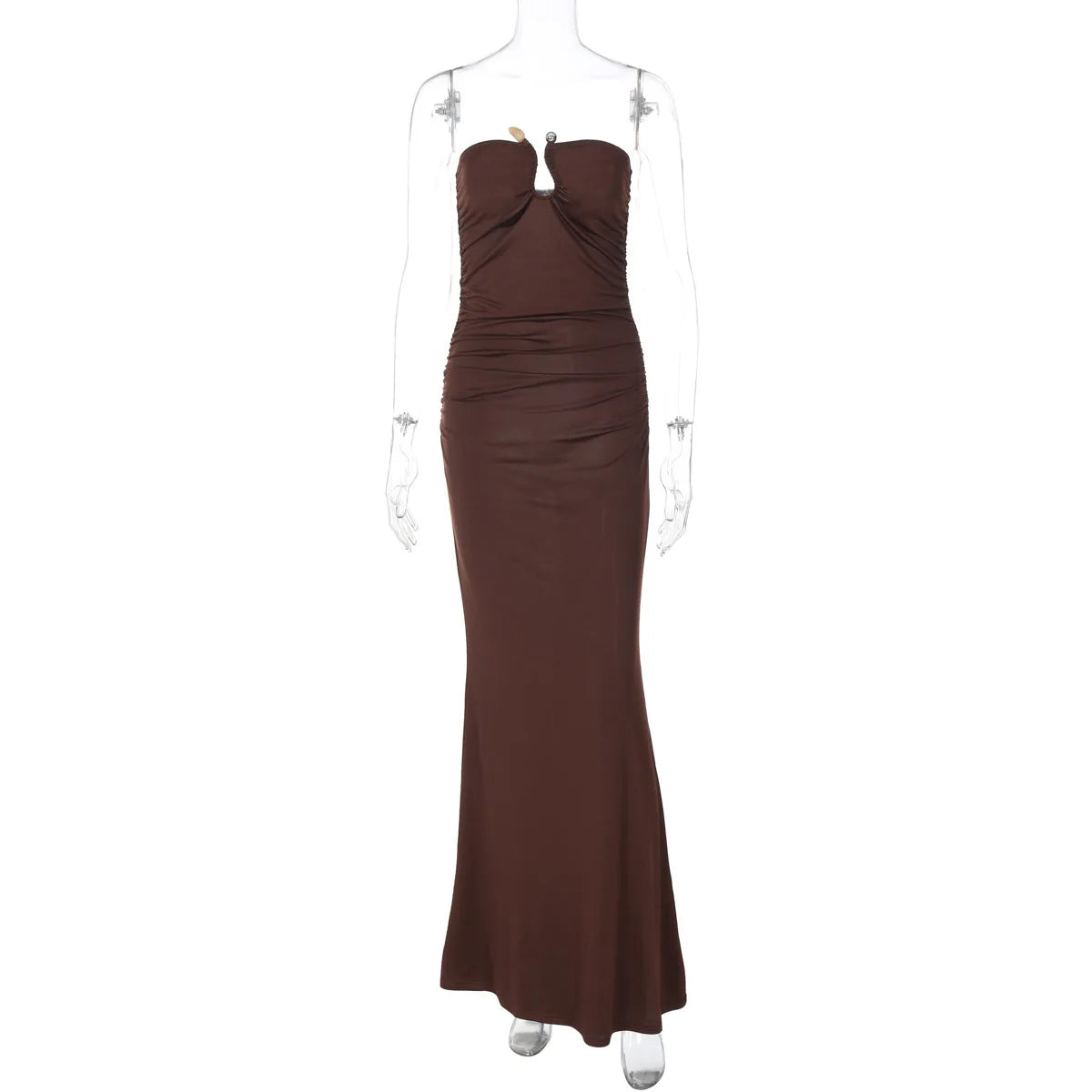 Cocktail Dresses - Strapless Mermaid Evening Dress