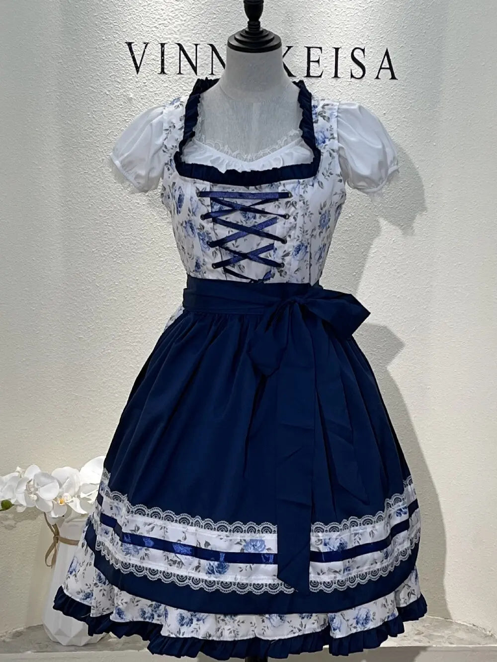 Costumes- Authentic Bavarian Style Dress Set for Oktoberfest Cultural Festivals- - Chuzko Women Clothing