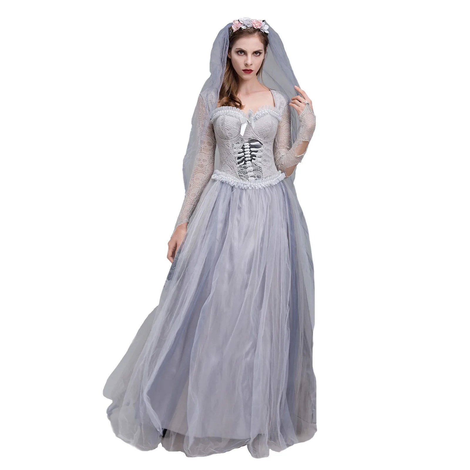 Costumes- Women's Horror Ghost Bride Costume for Halloween- - Pekosa Women Fashion