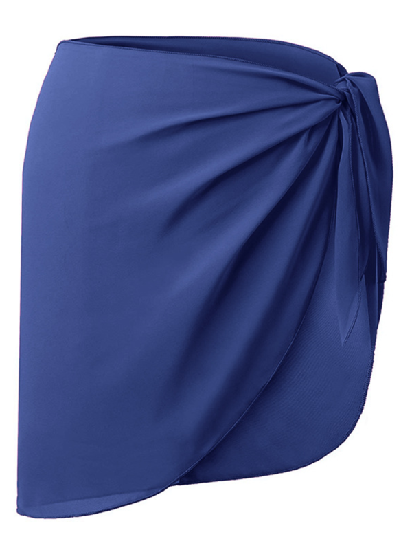 Cover-Ups- Beach Essential Women's Chiffon Sarong Cover-Up- Blue- Pekosa Women Fashion