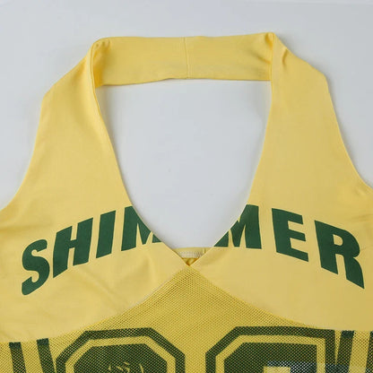 Numeric Crop Top for Active Days