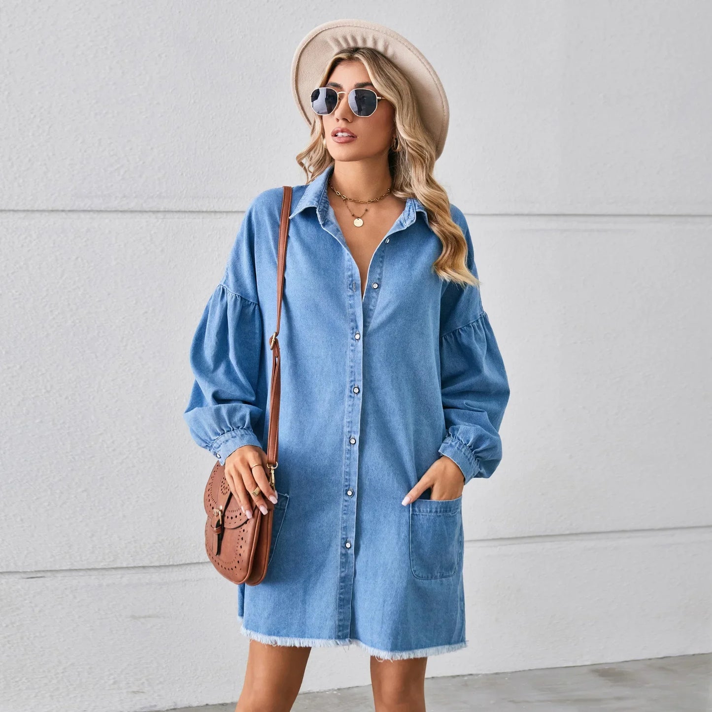 Denim Dresses - Easygoing Denim Tunic