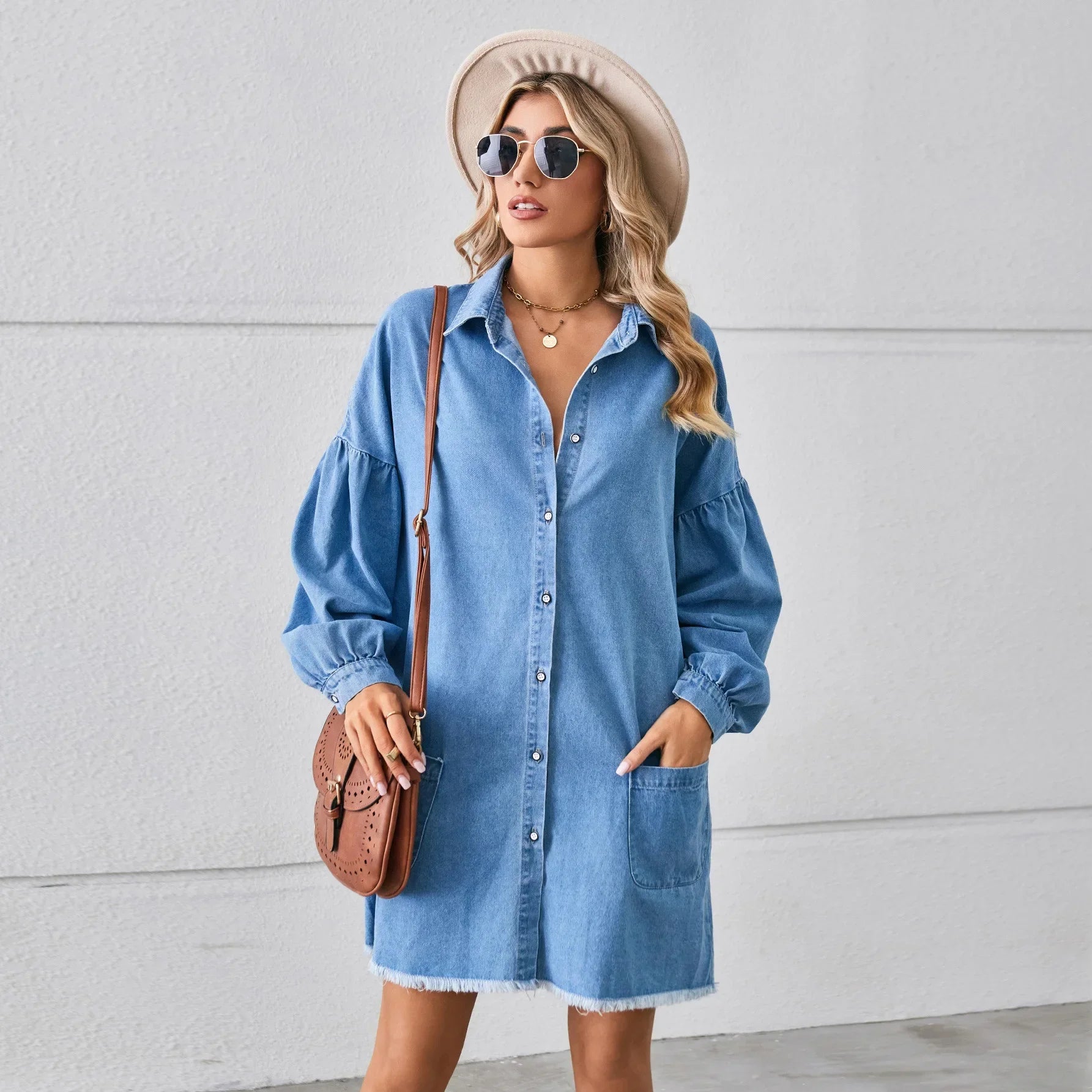 Denim Dresses - Easygoing Denim Tunic