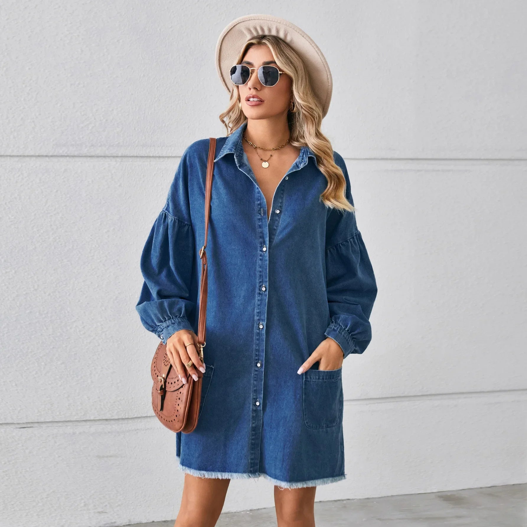 Denim Dresses - Easygoing Denim Tunic