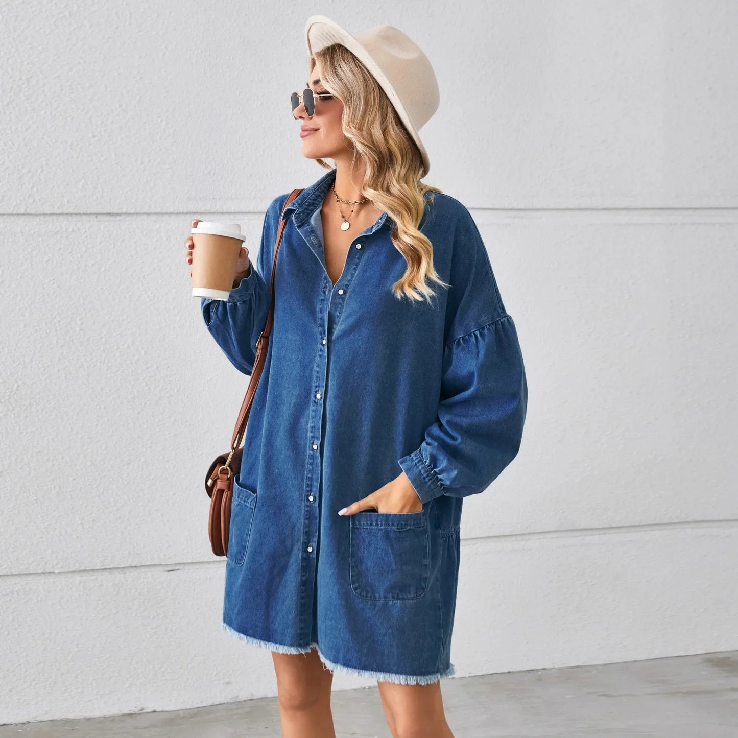 Denim Dresses - Easygoing Denim Tunic