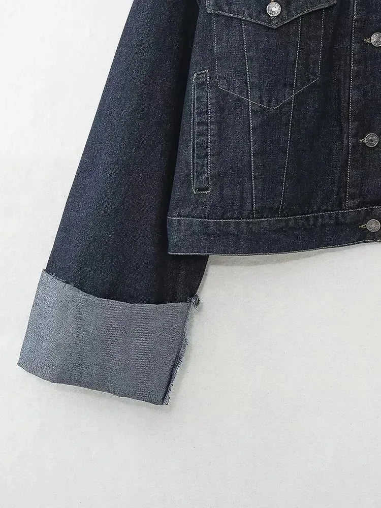 Denim Jackets- Women Urban Contemporary Denim Jacket- - Pekosa Women Fashion