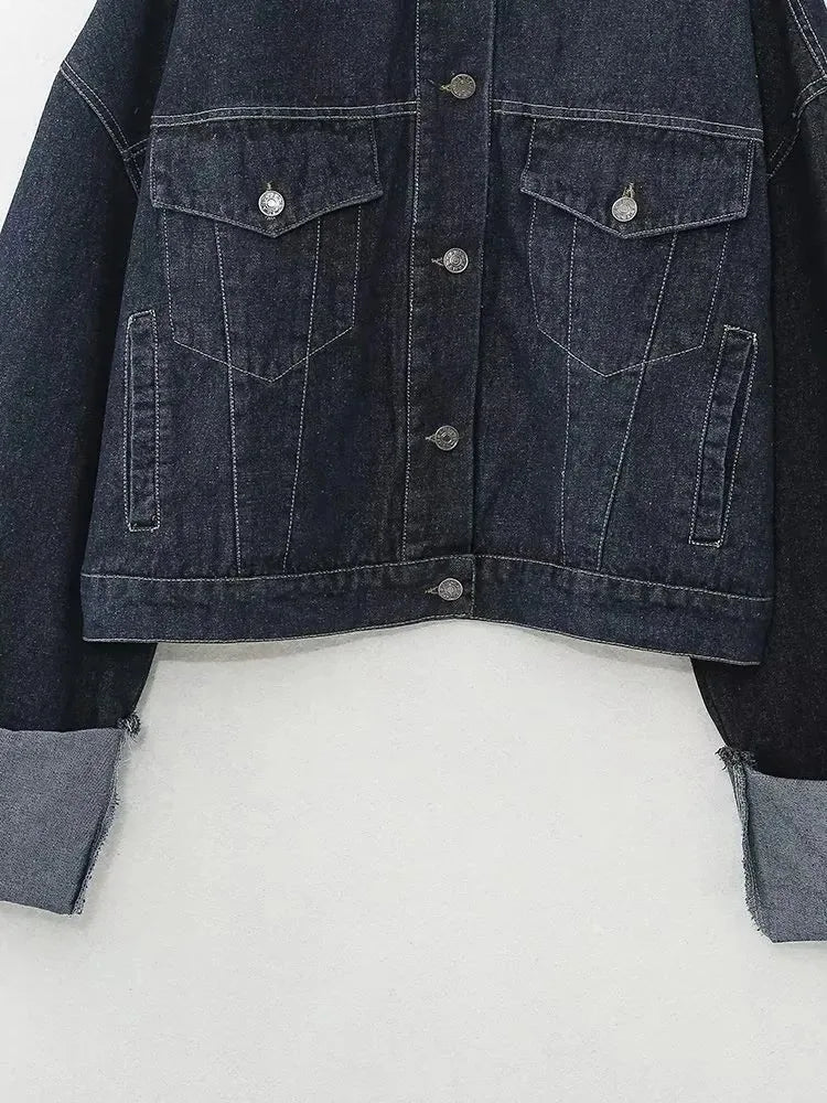 Denim Jackets- Women Urban Contemporary Denim Jacket- - Pekosa Women Fashion