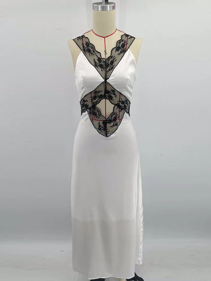 Elegant Dresses- Elegant Lace Trim Cocktail Dress for Wedding Guests- - Pekosa Women Fashion