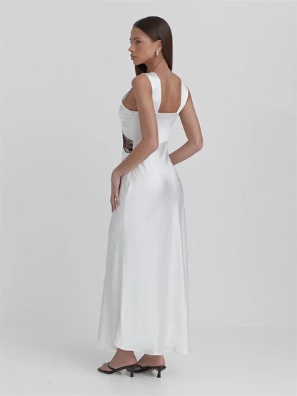 Elegant Dresses- Elegant Lace Trim Cocktail Dress for Wedding Guests- - Pekosa Women Fashion