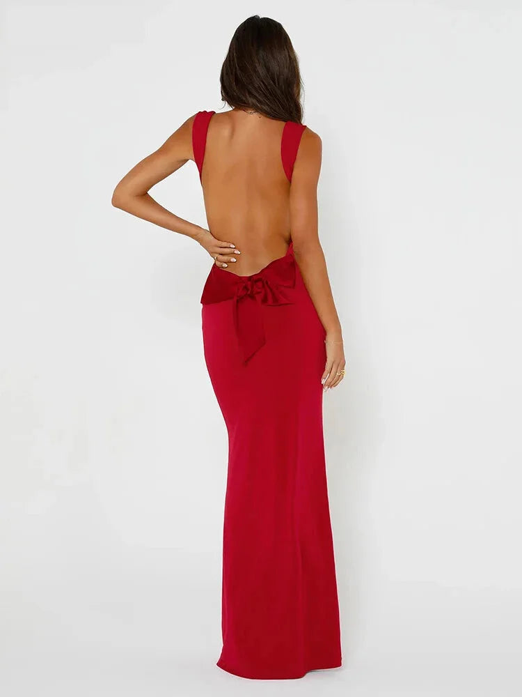 Elegant Dresses - Elegant Mermaid Backless Gown - Evening Dress