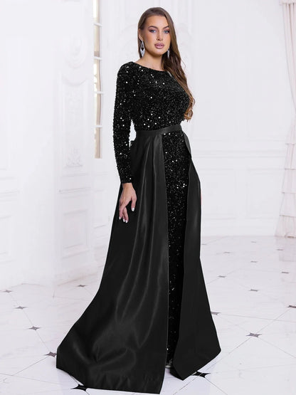 Elegant Dresses - Elegant Mermaid Gown Formal Dress with Detachable Train