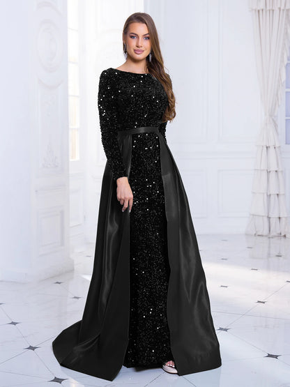 Elegant Dresses - Elegant Mermaid Gown Formal Dress with Detachable Train