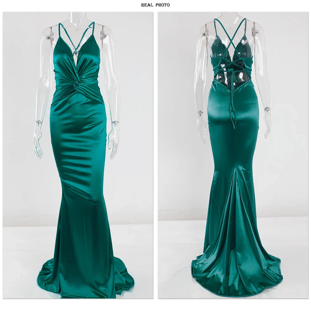 Elegant Dresses- Prom Vibrant Blue Sweep Train Gown - Mermaid Dress for Gala Nights- - Pekosa Women Fashion