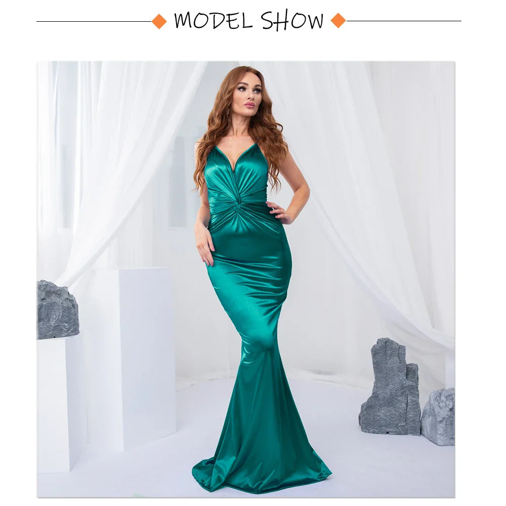 Elegant Dresses- Prom Vibrant Blue Sweep Train Gown - Mermaid Dress for Gala Nights- - Pekosa Women Fashion