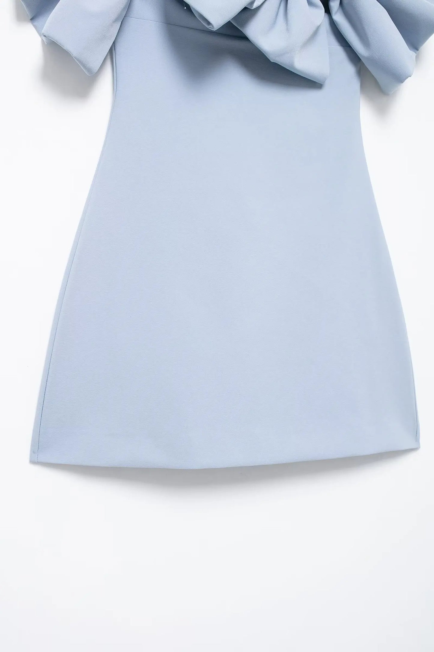 Elegant Dresses - Strapless Blue Mini Dress for Wedding Guests