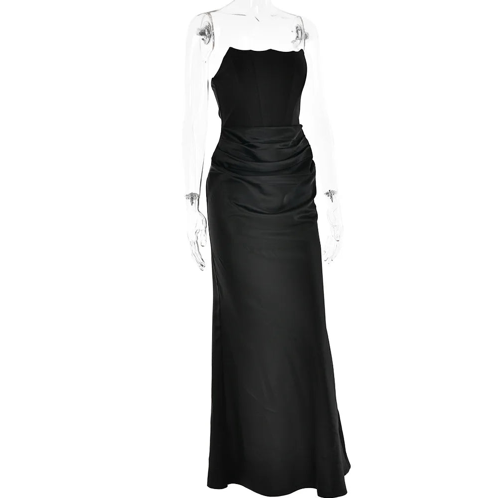 Elegant Dresses - Strapless Dress Elegant Evening Gown