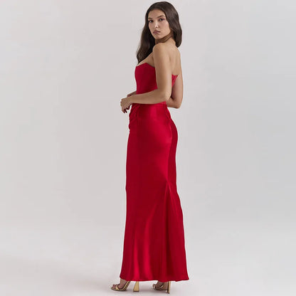 Elegant Dresses - Strapless Dress Elegant Evening Gown