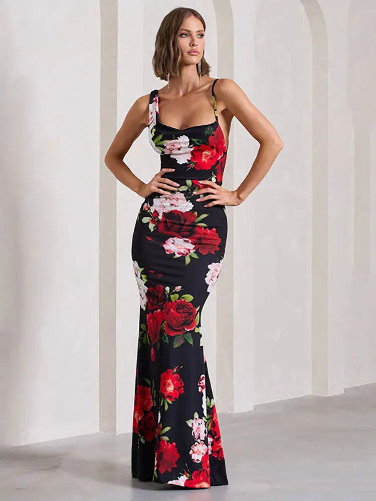 Elegant Dresses- One-Shoulder Maxi Dress for Elegant Evening Galas- - Pekosa Women Fashion