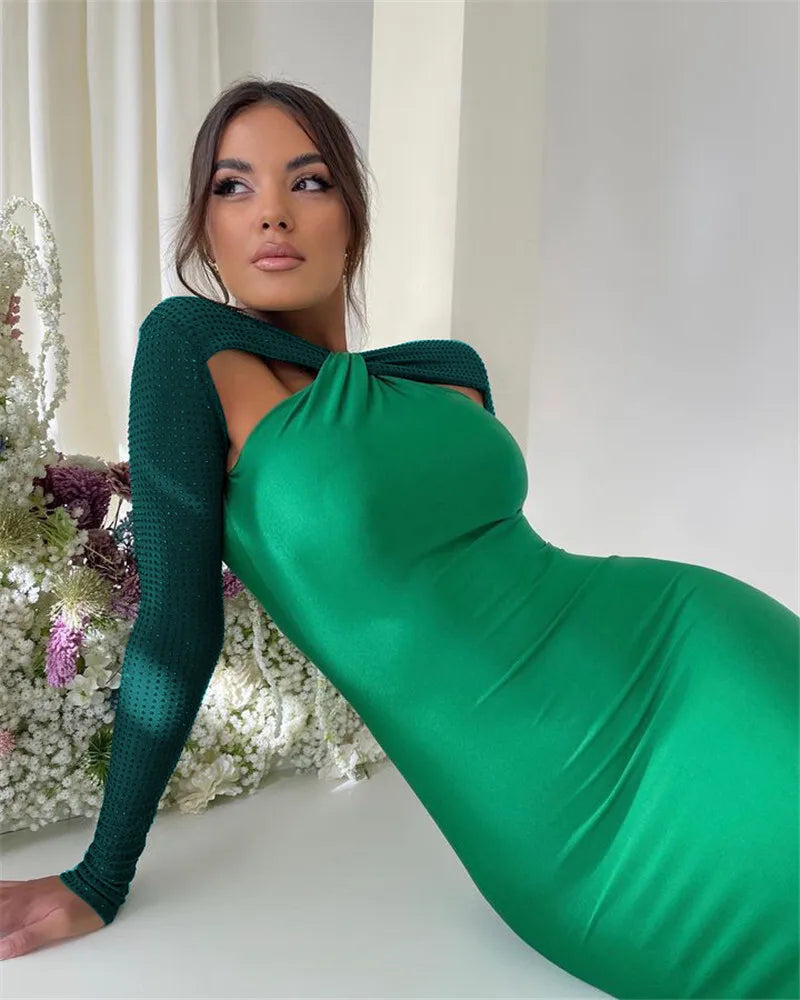 Evening Dresses - 💍 Luxe Formal: Ideal for Weddings – Long Elegant Dress