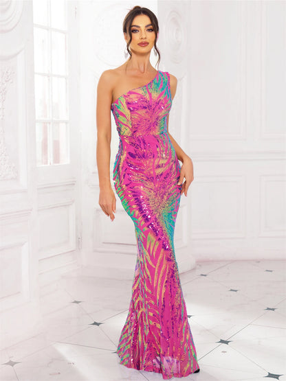 Evening Gown - True Mermaid Style Maxi Dress for Prom Night Elegance 🎉