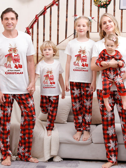 Family Pajamas Set - Rudolph's Reindeer Christmas Pajamas Family Set