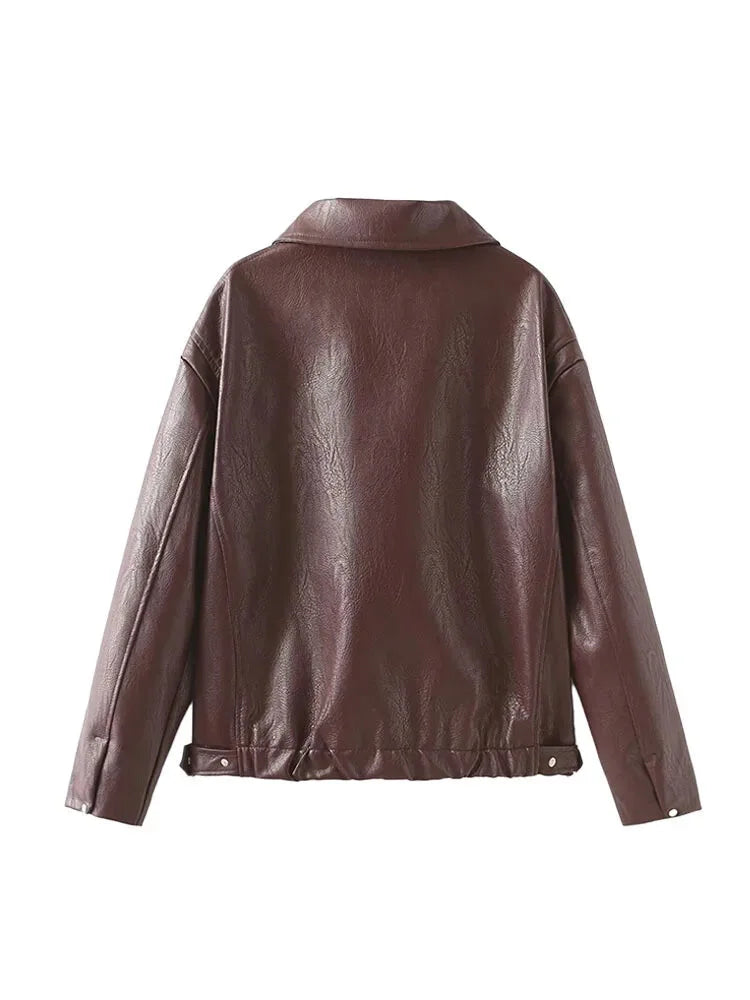 Faux Leather Jackets - Downtown Faux Leather Jackets – Sleek & Polish Look