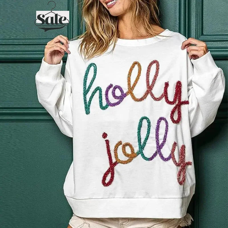 Festive Pullover Sweaters - Festive Charm Holiday Pullover Sweater