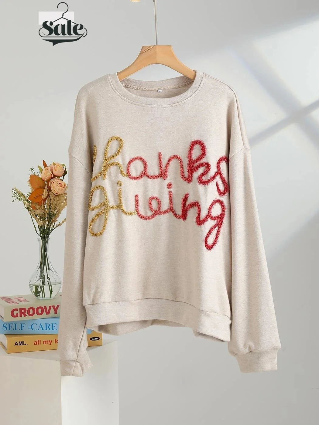 Festive Pullover Sweaters - Festive Charm Holiday Pullover Sweater