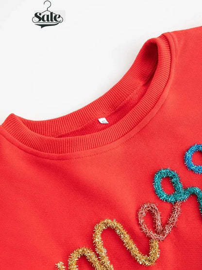 Festive Pullover Sweaters - Festive Charm Holiday Pullover Sweater