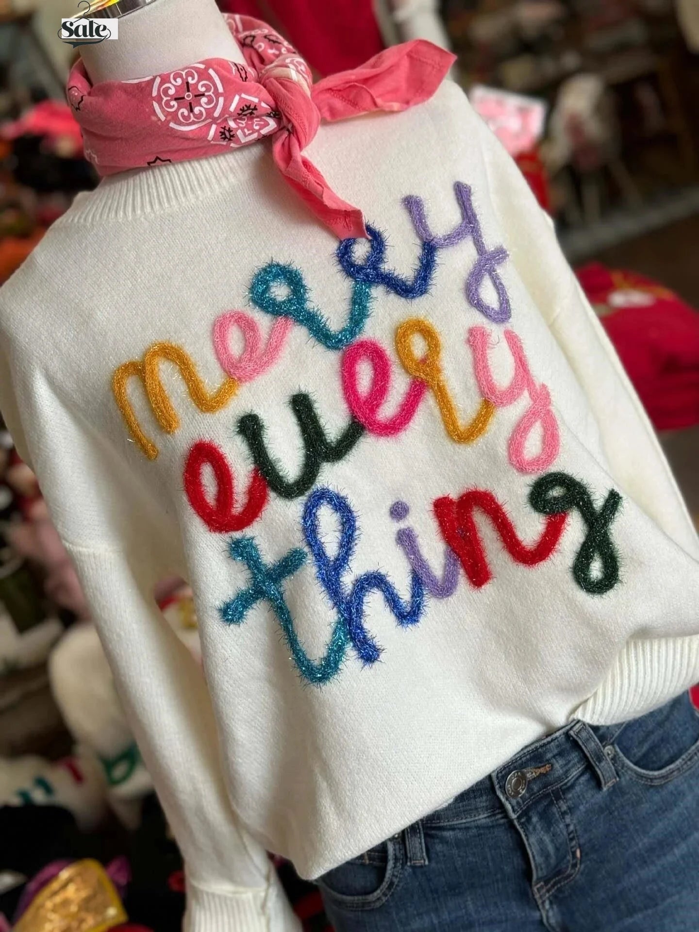 Festive Pullover Sweaters - Festive Charm Holiday Pullover Sweater