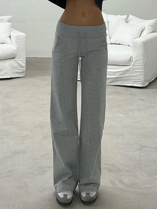 Flared Leggings - Flared Lounge Pants Wide Waistband Joggers