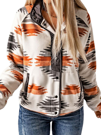 Fleece Jackets - Native-Inspired Fleece Jacket for Casual Days