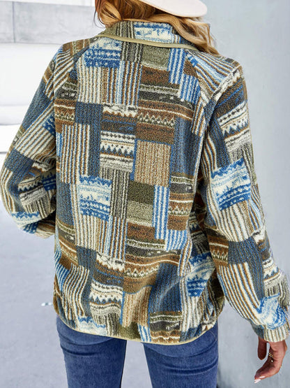 Fleece Jackets - Native-Inspired Fleece Jacket for Casual Days