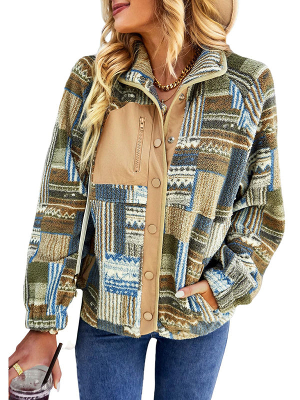 Fleece Jackets - Native-Inspired Fleece Jacket for Casual Days