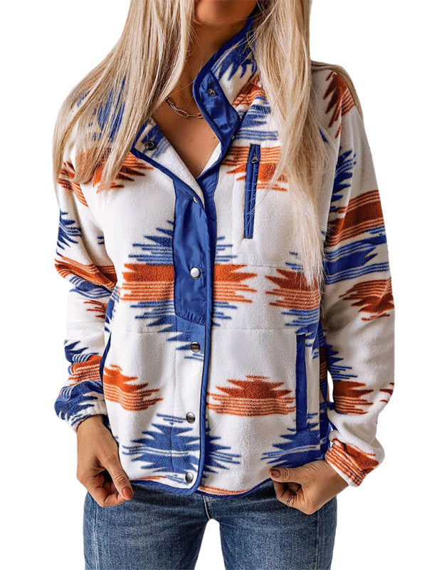 Fleece Jackets - Native-Inspired Fleece Jacket for Casual Days