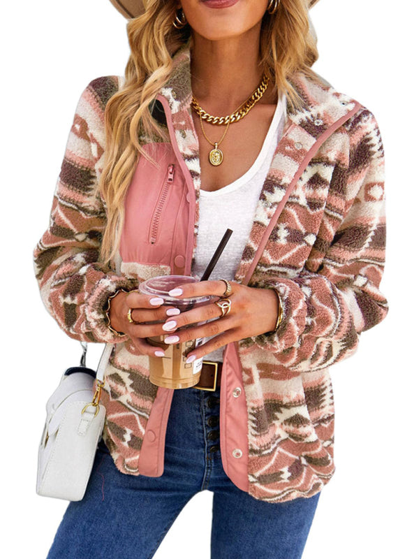 Fleece Jackets - Native-Inspired Fleece Jacket for Casual Days