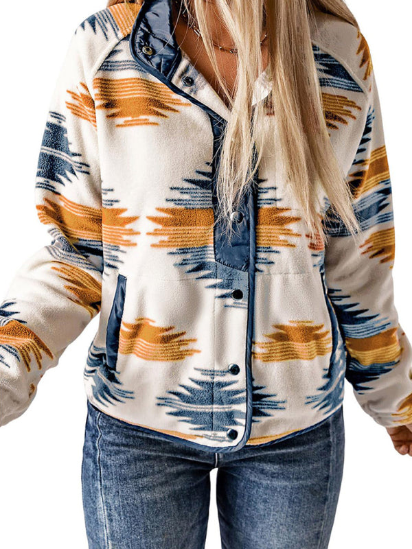 Fleece Jackets - Native-Inspired Fleece Jacket for Casual Days