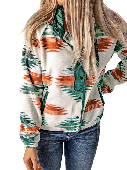 Fleece Jackets - Native-Inspired Fleece Jacket for Casual Days