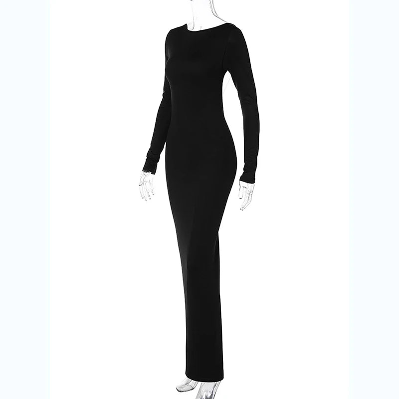 Gala Dresses - Elegant Maxi Dress for Gala Evenings - Alluring Design