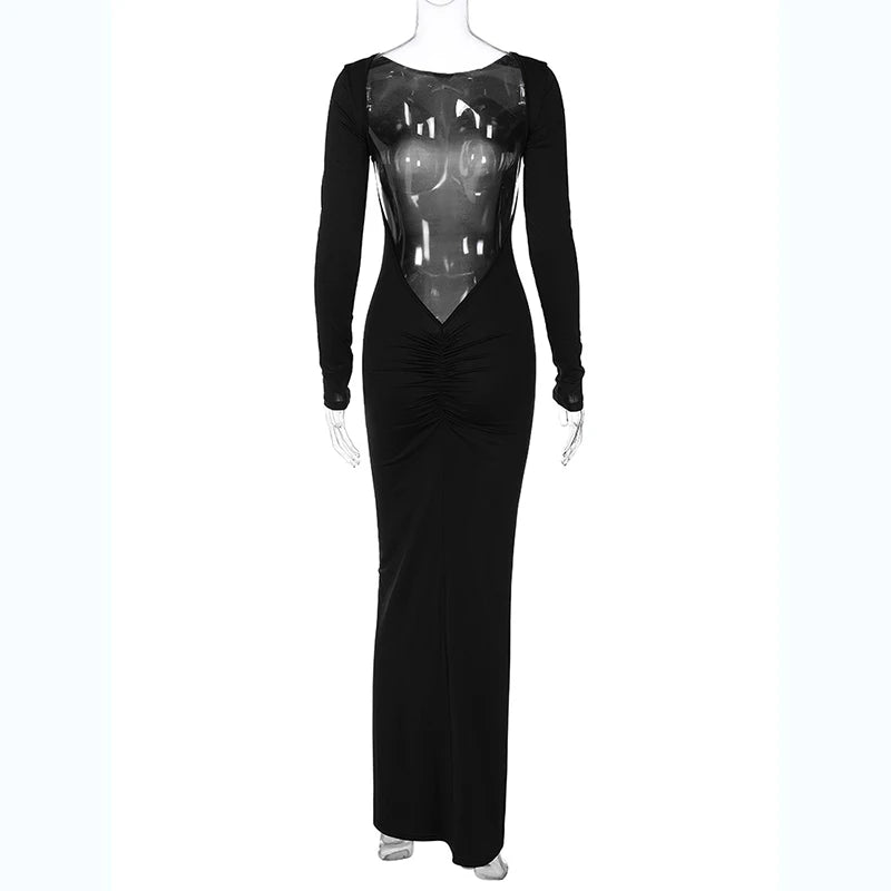 Gala Dresses - Elegant Maxi Dress for Gala Evenings - Alluring Design