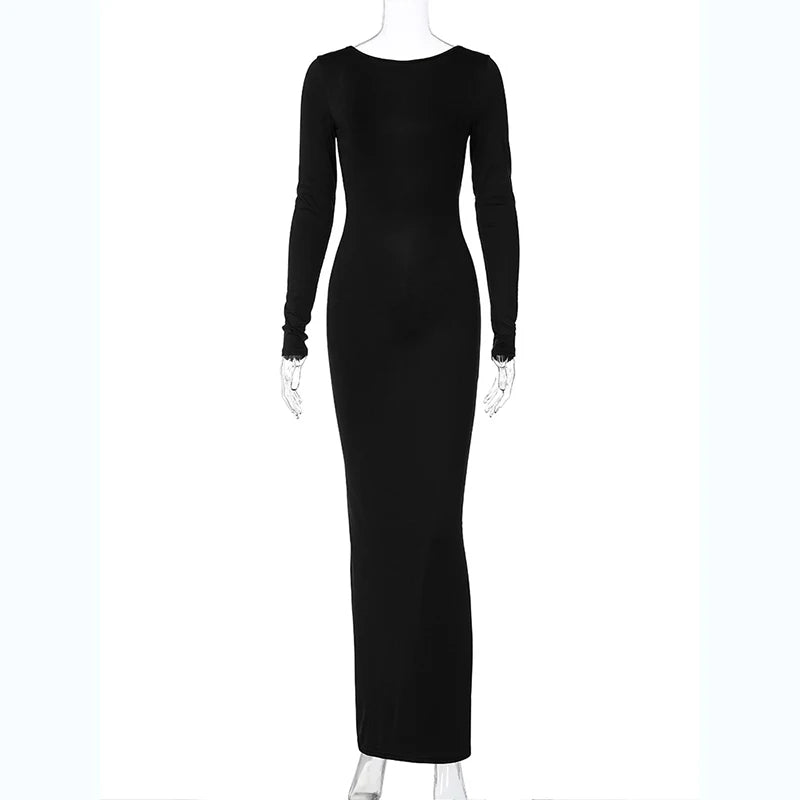 Gala Dresses - Elegant Maxi Dress for Gala Evenings - Alluring Design