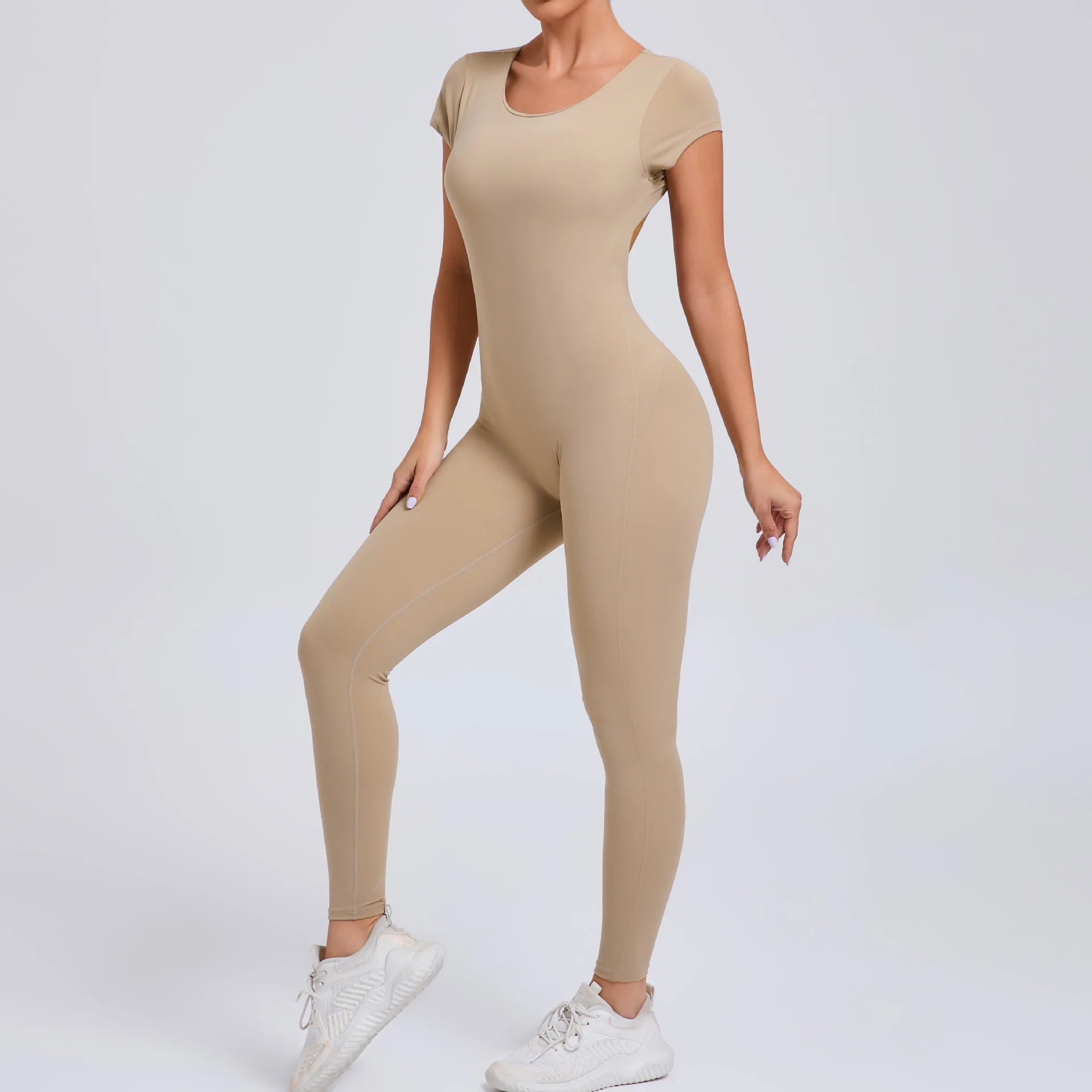 Gym Jumpsuits - Athletic Jumpsuit for Women High-Elasticity Romper for Peak Performance