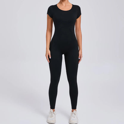 Gym Jumpsuits - Athletic Jumpsuit for Women High-Elasticity Romper for Peak Performance