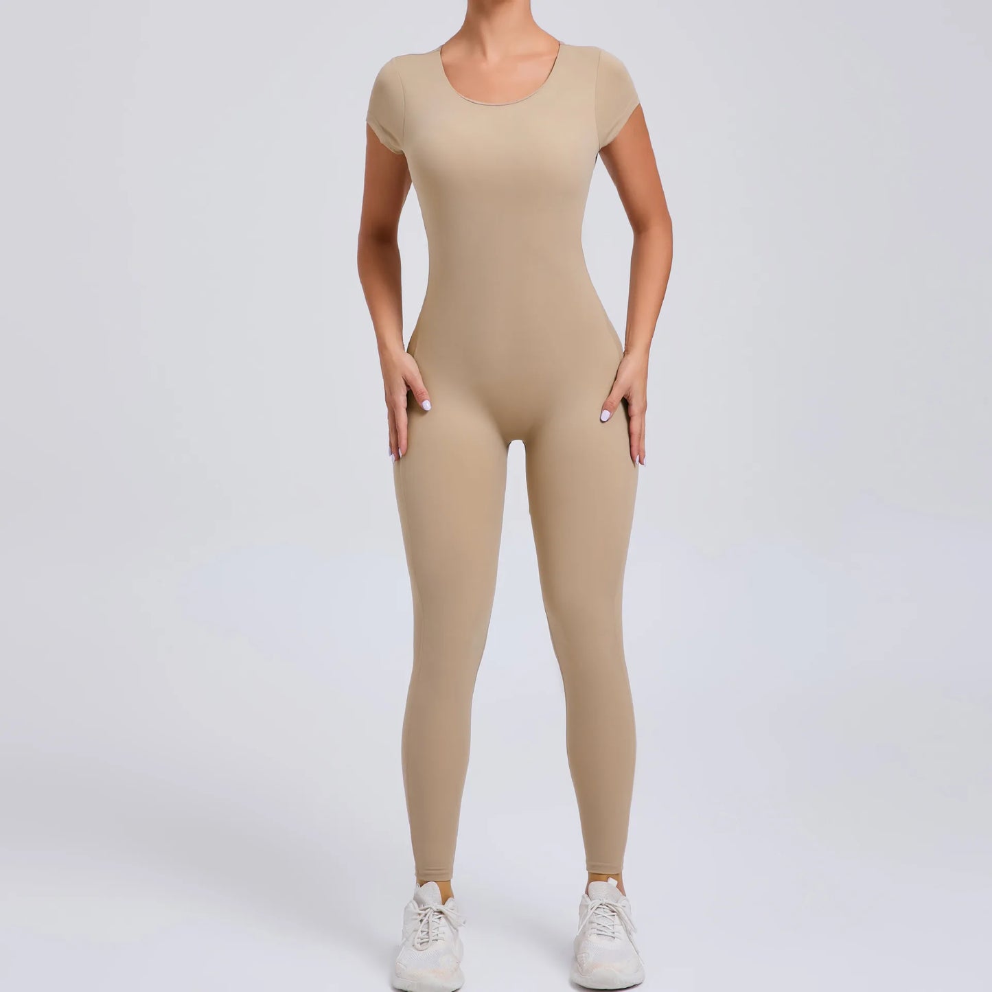 Gym Jumpsuits - Athletic Jumpsuit for Women High-Elasticity Romper for Peak Performance