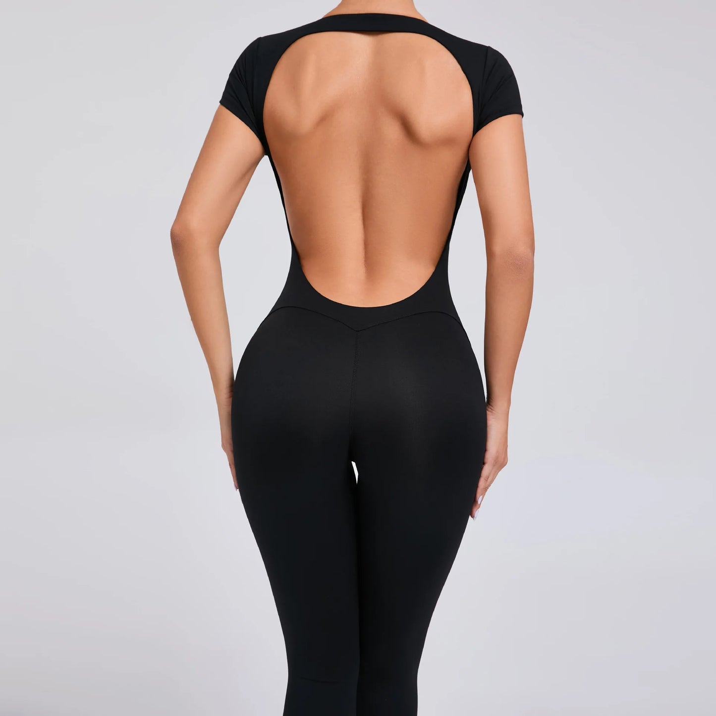 Gym Jumpsuits - Athletic Jumpsuit for Women High-Elasticity Romper for Peak Performance